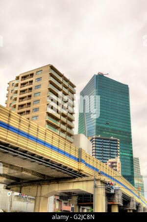 Route Surélevée au centre-ville de Tokyo Banque D'Images