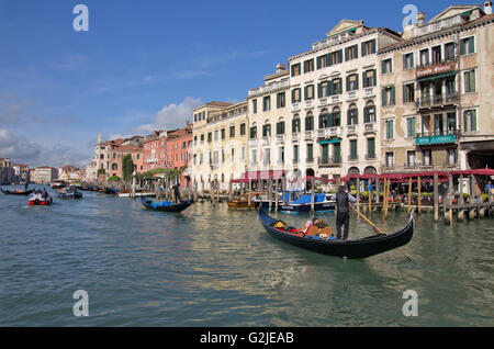 Le Grand Canal Venise, Riva del Vin Banque D'Images