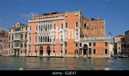 Le Grand Canal Venise palazzi Banque D'Images