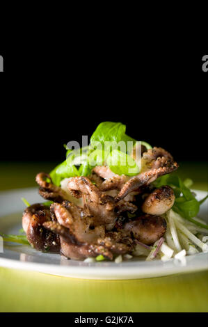 Salade de poulpe Banque D'Images