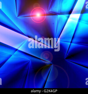 Abstract background gradients horizon coloriage avec effets visuels lens flare Banque D'Images