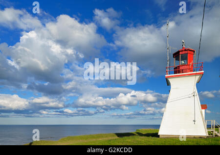 Tête de Richibucto (Cap Lumière) Phare dans le détroit de Northumberland Cap Lumière Nouveau-Brunswick Canada Banque D'Images