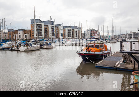 Port de plaisance de Portishead Quays, Portishead, Somerset, Angleterre, Royaume-Uni Banque D'Images