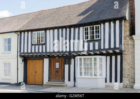 Maison à pans de bois dans la région de Ludlow, Shropshire Banque D'Images