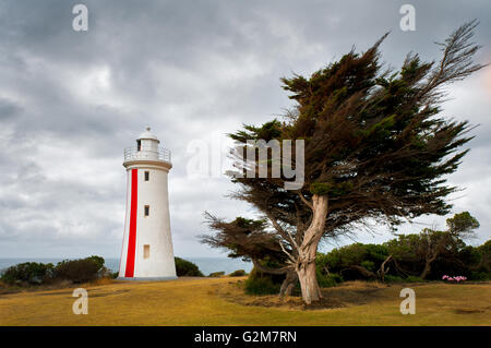 Mersey Bluff Lighhouse à Devonport. Banque D'Images