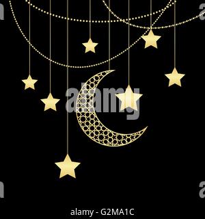 Carte de voeux ramadan Illustration de Vecteur