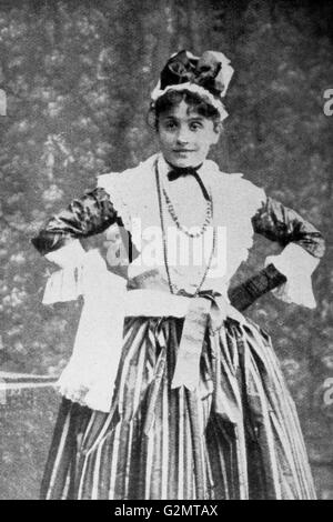 Eleonora Duse dans mirandolina,1891 Banque D'Images