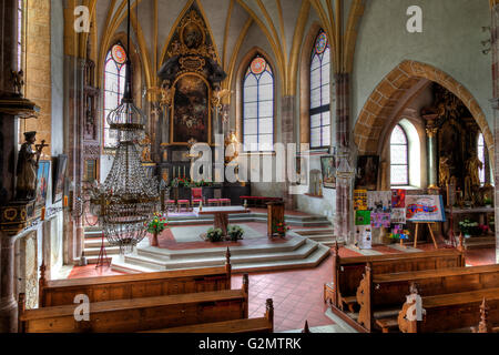 L'église paroissiale de Saint Paul, Bad Aussee, Salzkammergut, Styrie, Autriche Banque D'Images