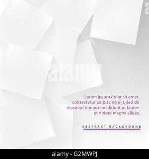 Résumé Fond : blanc gris papier ordinaire pour la conception d'arrière-plan, web magazine, conception du modèle. Illustration de Vecteur