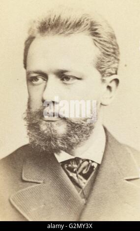Piotr Ilitch Tchaïkovski (7 mai 1840 - 6 novembre 1893), compositeur russe dont les œuvres symphonies, concertos, opéras, ballets, musique de chambre, et un réglage de la chorale Divine Liturgie orthodoxe russe. Banque D'Images