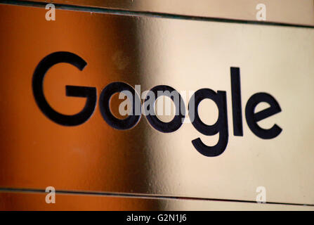 Markenname : Google, Berlin. Banque D'Images
