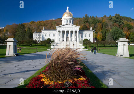 Vermont State House situé à Montpelier, Vermont, USA. Banque D'Images