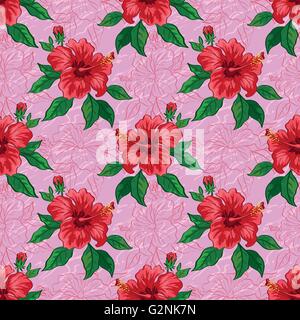 Seamless floral background Illustration de Vecteur
