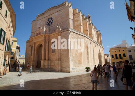 Ciutadella de Menorca, cathédrale, Iles Baléares, Espagne Banque D'Images