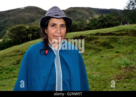 Agriculteur de Las Huaringas Pulun ' ' - HUANCABAMBA.. .Département de Piura au Pérou Banque D'Images