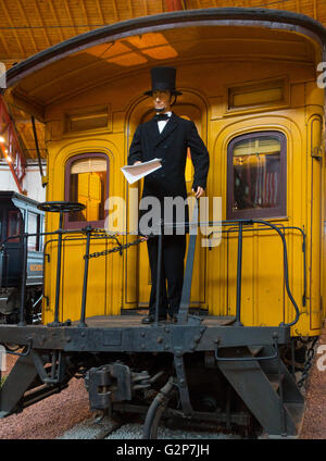 B&O Railroad Museum de Baltimore Maryland MD Banque D'Images