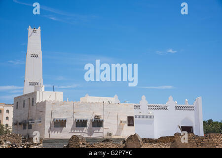 Mosquée Masjid Aqeel à Salalah, Oman. La mosquée a été construite en 1779, ce qui en fait l'une des plus anciennes mosquées à Salalah. Banque D'Images