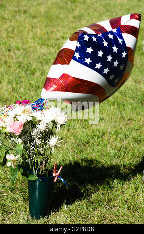 En souvenir d'un être cher sur Memorial Day Banque D'Images