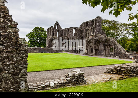 L'Abbaye de Dundrennan, Dundrennan, Dumfries et Galloway, Écosse Banque D'Images