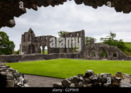 L'Abbaye de Dundrennan, Dundrennan, Dumfries et Galloway, Écosse Banque D'Images