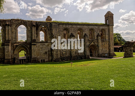 Glastonbury Abbey Lady Chapel Banque D'Images