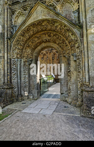 Dame Chapelle à Glastonbury Abbey Banque D'Images