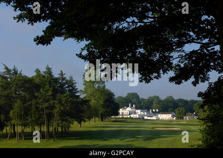 Hawkstone Park Golf Club. En vertu de Weston, Redcastle Nr Shrewsbury, Shropshire, Angleterre. UK. L'Europe Banque D'Images