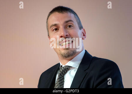 Christian Greco Directeur du Musée des Antiquités égyptiennes de Turin Banque D'Images