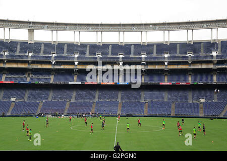 Ca, USA. 31 mai, 2016. SAN DIEGO, CA - 31 MAI 2012 : | .Le Mexique se prépare pour leur match amical contre le Chili mercredi à Qualcomm Stadium. © Misael Virgen/San Diego Union-Tribune/ZUMA/Alamy Fil Live News Banque D'Images