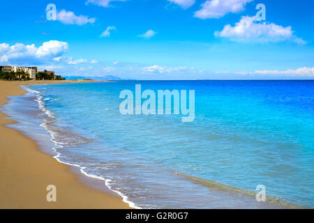 Plage de Las Marinas à Denia Alicante province d'espagne Banque D'Images