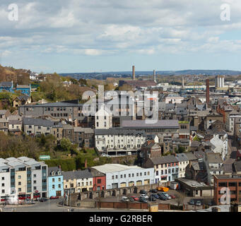 Portrait de l'ouest avec le contexte de la ville. Sainte Angela's College Cork, Cork, Irlande. Architecte : O'Donnell et Tuomey, 2016. Banque D'Images