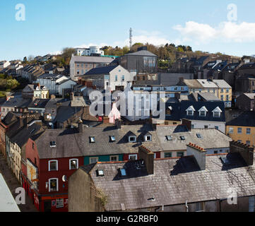 Portrait du sud-ouest de la ville avec son contexte. Sainte Angela's College Cork, Cork, Irlande. Architecte : O'Donnell et Tuomey, 2016. Banque D'Images