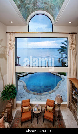 Photographie d'une maison privée dans le United States Banque D'Images