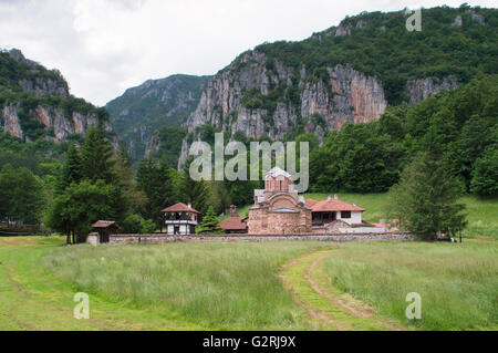 Saint Jean l'Évangéliste monastère près de Poganovo Village, Serbie Banque D'Images