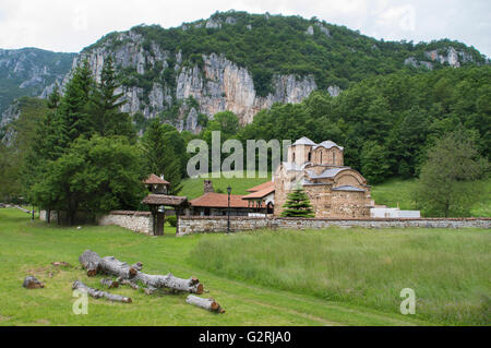 Saint Jean l'Évangéliste monastère près de Poganovo Village, Serbie Banque D'Images