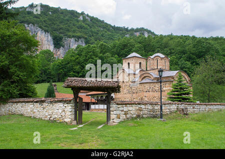 Saint Jean l'Évangéliste monastère près de Poganovo Village, Serbie Banque D'Images