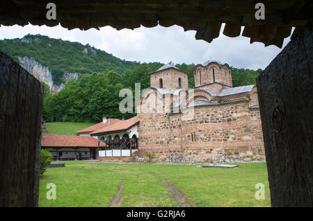 Saint Jean l'Évangéliste monastère près de Poganovo Village, Serbie Banque D'Images