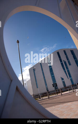 Point de refuge piscine et complexe de loisirs, South Shields Banque D'Images