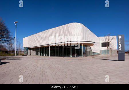 Point de refuge piscine et complexe de loisirs, South Shields Banque D'Images