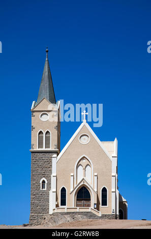 Felsenkirche - 'Rock' de l'Eglise en Luderitz, Namibie Banque D'Images