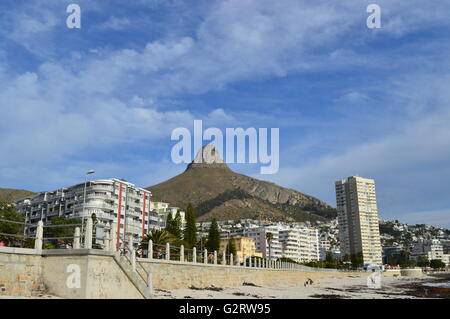 Vue paysage de Sea Point à Cape Town Banque D'Images