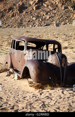 Hudson rouillé au motif de Klein Aus Vista en Namibie Banque D'Images