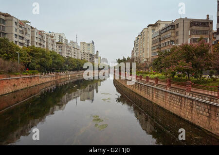 Rivière Panlong, Kunming, Yunnan, Chine Banque D'Images