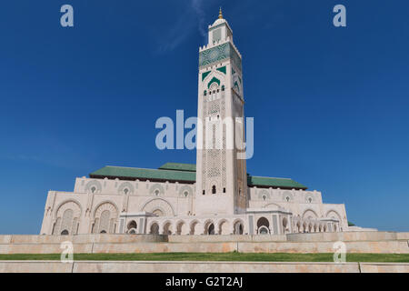 Grande Mosquée Hassan II à Casablanca, Maroc. Banque D'Images