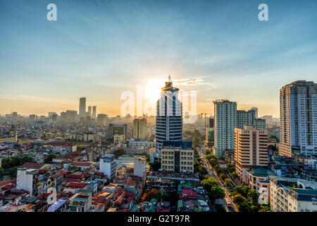 Skyline de Hanoi Banque D'Images