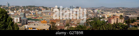 L'Ouganda, Kampala panorama Banque D'Images