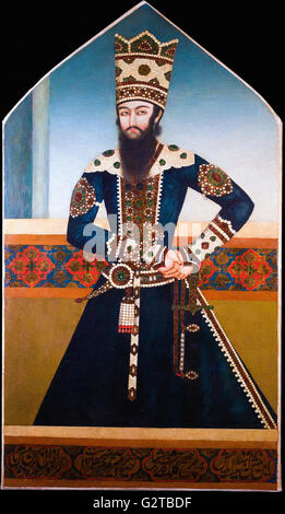 Inconnu, l'Iran, début du xixe siècle - Portrait de Cheikh Ali Mirza - Banque D'Images