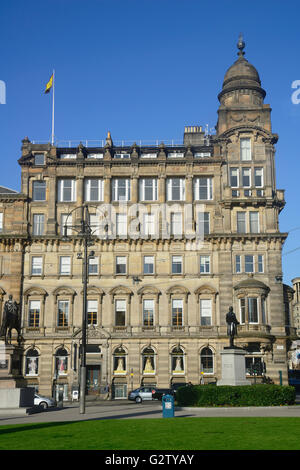 L'Écosse, Glasgow, centre-ville, George Square, Merchants House. Banque D'Images