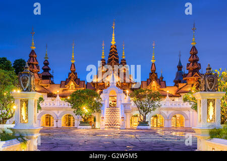 Chiang Mai, Thaïlande hôtel traditionnel. Banque D'Images