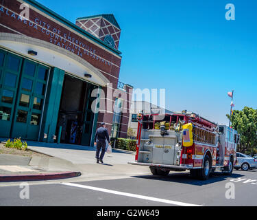 Alameda County Fire station numéro 34 sur Powell Street à Emeryville en Californie Banque D'Images
